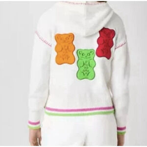 Haribo JC Penney Womens Y2K Gummy Bear Sweater Hoodie - Multicolor, Size M